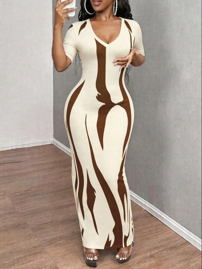 2026 New Cross-Border Autumn Amazon European And American Best-Selling Sexy Versatile Slim-Fit Pleated Dress
