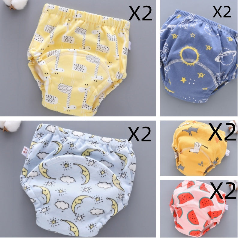 Baby Training Pants Washable 6-layer Gauze Diaper Cover