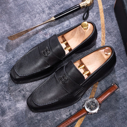 Mens Loafers Featuring A Genuine Leather Sole And Crafted Entirely From Cowhide