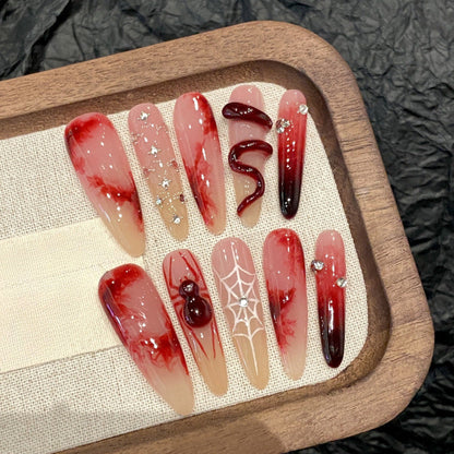 1023- Handmade press on nails fake nails removable