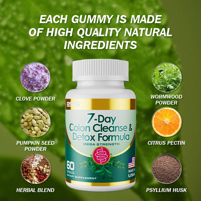 7-Day Colon Cleanse &amp; Detox Formula Capsulese