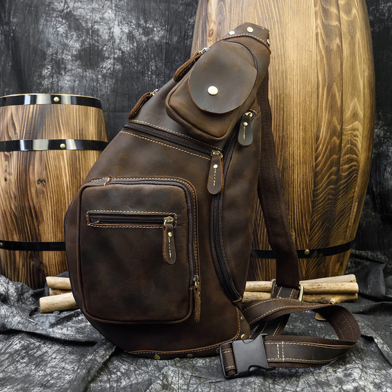 Retro Crazy Horseskin Men&