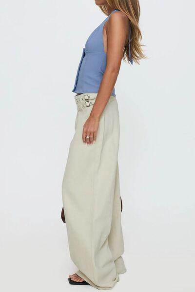 Stylish Wide Leg Jeans with Pockets for Everyday Wear