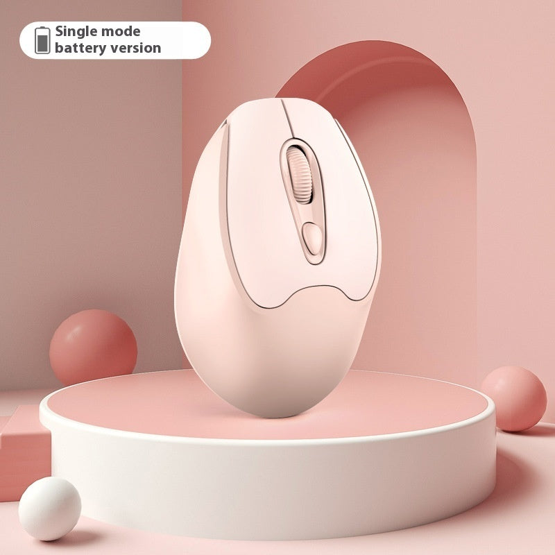 Dual-mode Bluetooth Wireless Mouse Charging Mute Office Game Applicable To Mobile Phones And Tablets