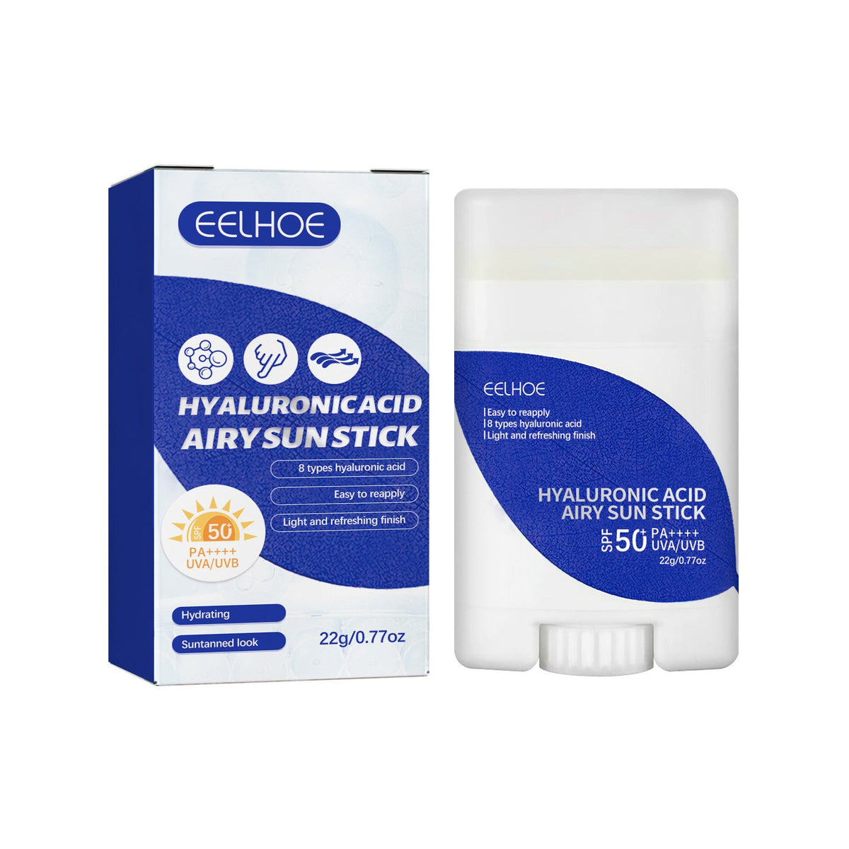 Lightweight SPF50 Hyaluronic Sunscreen Stick