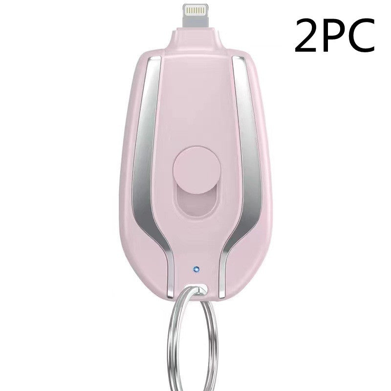 Keyring Wireless Charging Bank 1500mAh Portable Power