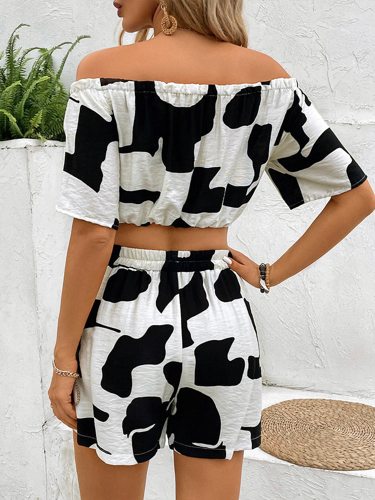 Summer Casual Shorts Suit Two-Piece Set