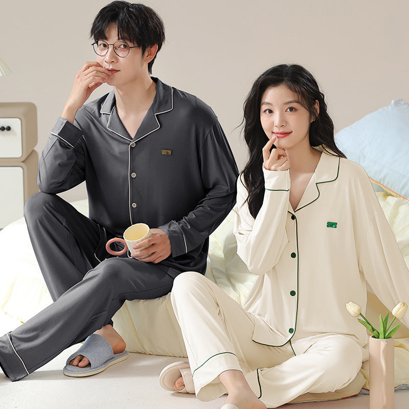 Spring Summer Cardigan Cool Home Wear Men&