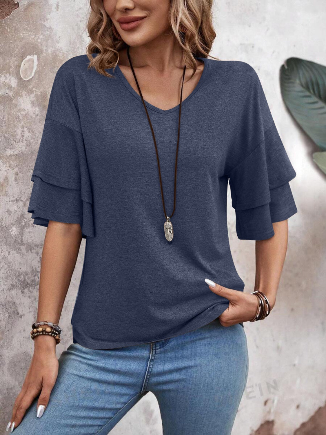 V-Neck Blouse
