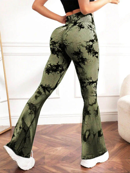 Tie-Dye High Waist Active Leggings for Women Comfortable Fit