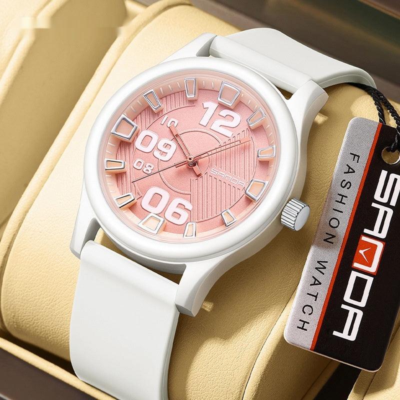 Color-blocking Waterproof Silicone Strap Kids&