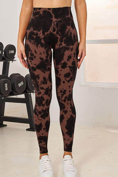 Tie-Dye High Waist Active Leggings for Comfortable Fitness