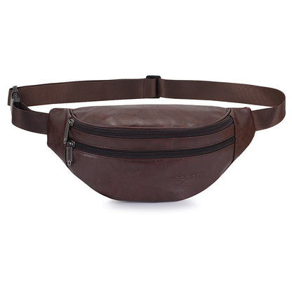 Retro PU Leather Casual Men&