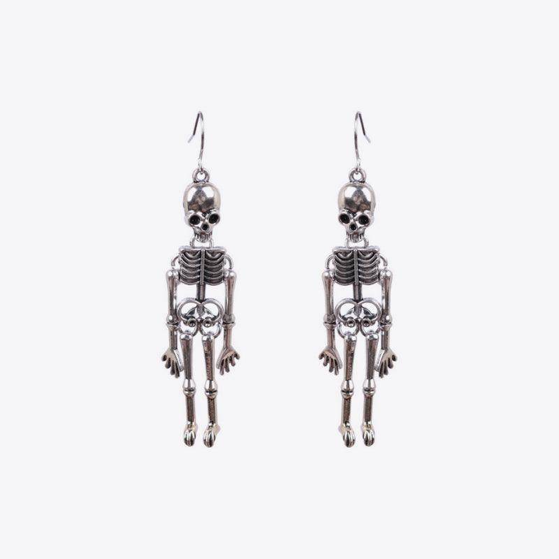Skeleton Alloy Earrings for Stylish and Unique Looks