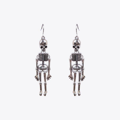 Skeleton Alloy Earrings for Stylish and Unique Looks