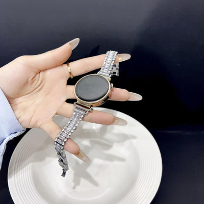 Shiny Zircon Metal Watch Band For Apple Watch Series 10 11 Ultra - Women&