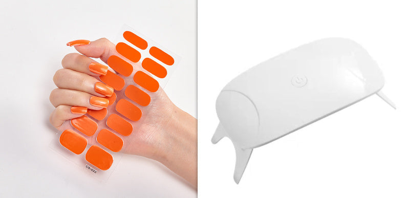 Waterproof Long Lasting Nail Stickers Letter Color