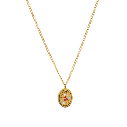 Retro Versatile 18k Necklace And Bracelet
