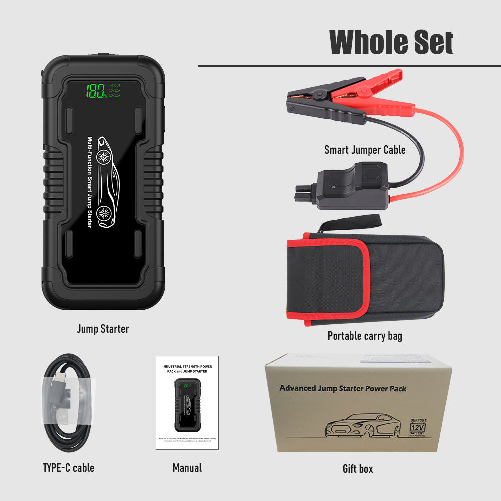 Car 20000mah Emergency Start Power Supply With LED Lighting