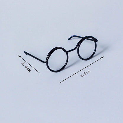 Mini Glasses Frame Twist Stick Puppy Doll Special