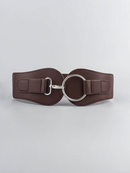 PU Elastic Wide Belt for Comfortable Fashion Fit