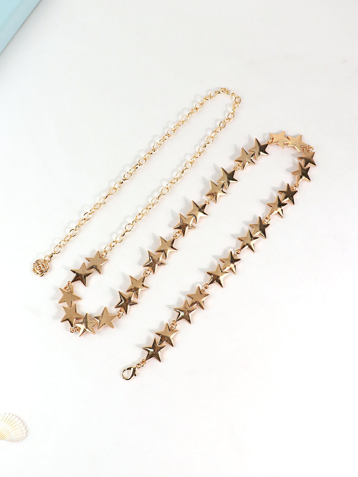 2025 New Retro Metal Star Waist Chain Women&