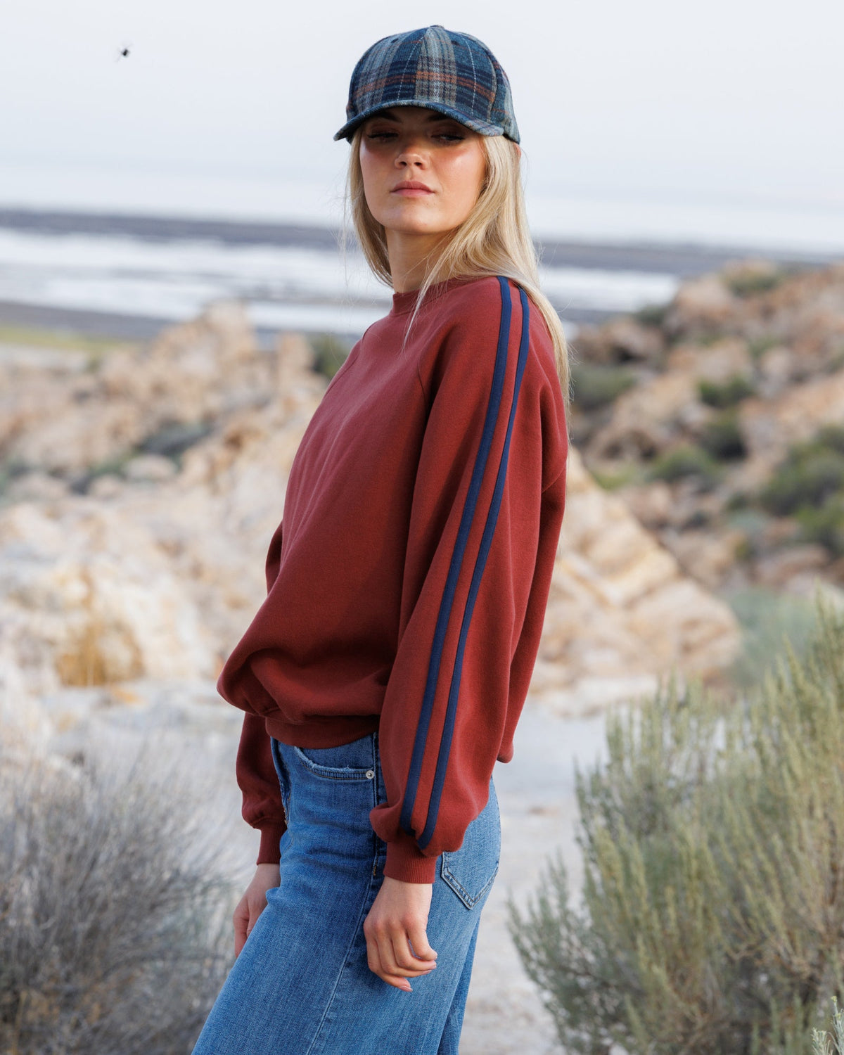 Retro Stripe Crew