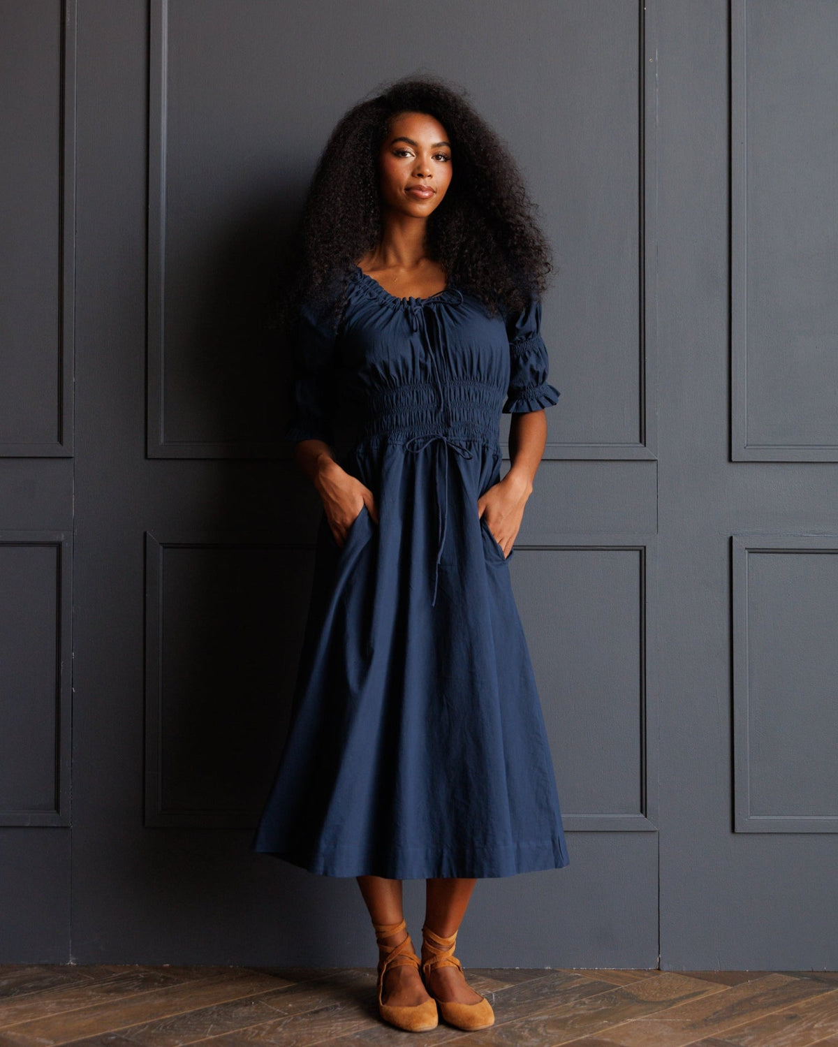 Long Way Home Dress, Blue Nights