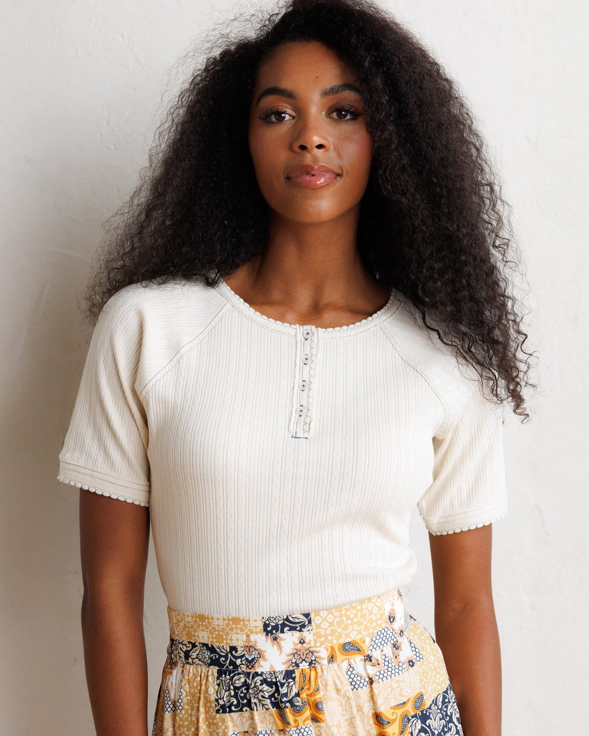 Pointelle Pretty Top