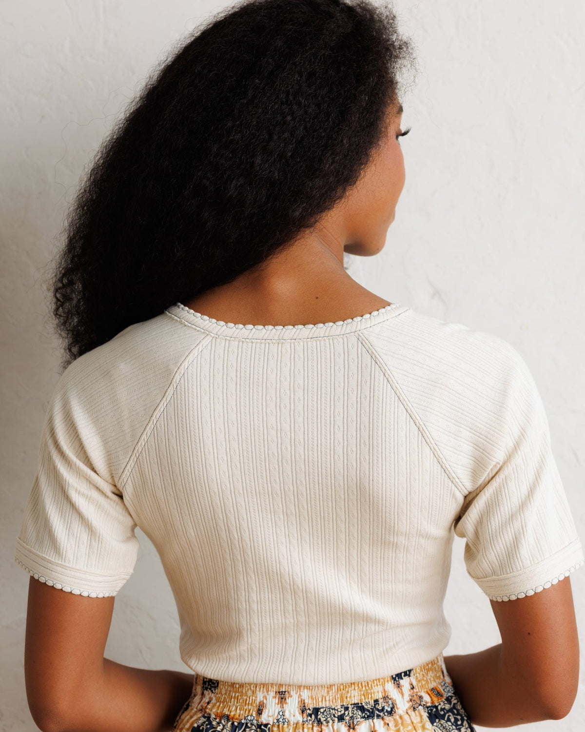Pointelle Pretty Top