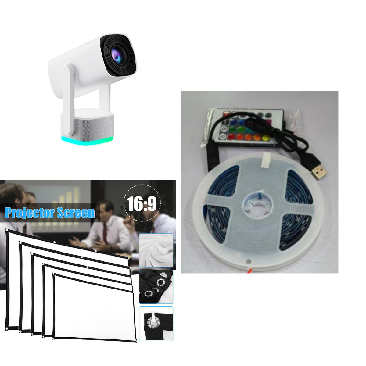 Home Bedroom HD Portable Video Player