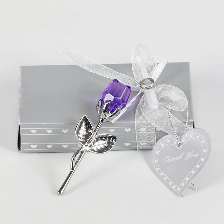 Crystal Metal Rose Valentine&