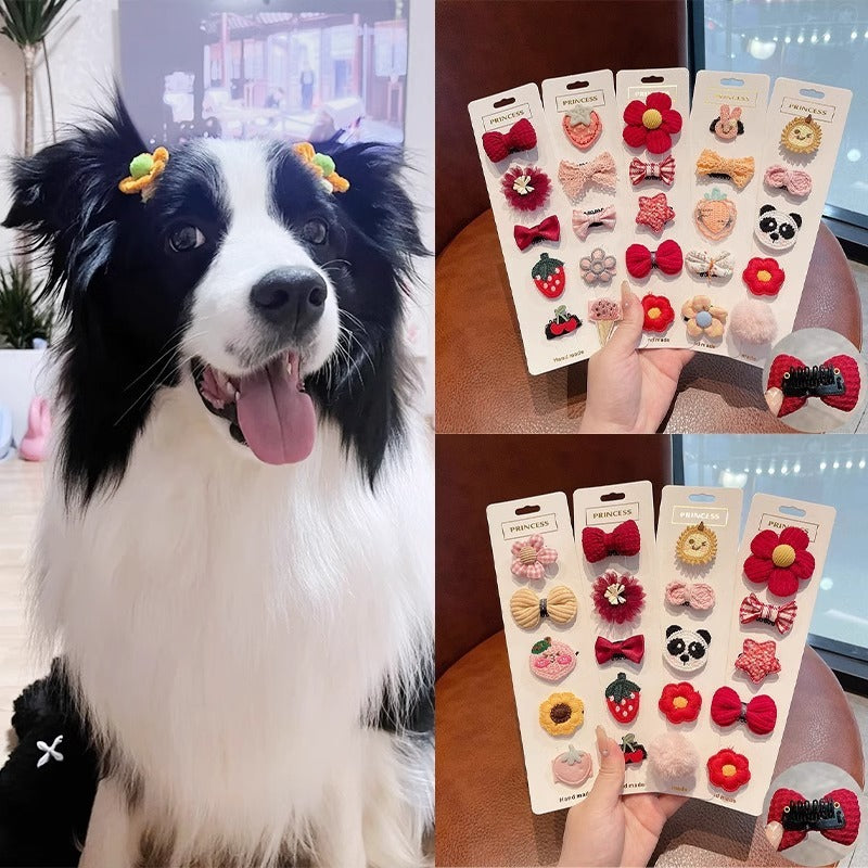 Portable Home Cartoon Creative Mini Dog Hairpin