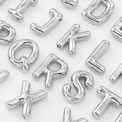 Copper Bubble Letter Pendant Necklace for Stylish Charm