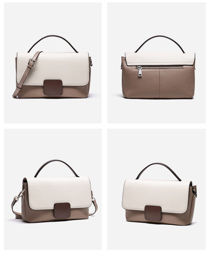 Genuine leather crossbody bag women shoulder handbag tote bag