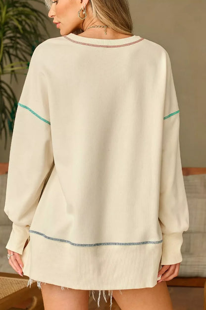 Thanksgiving Graphic Crew Neck Sweatshirt