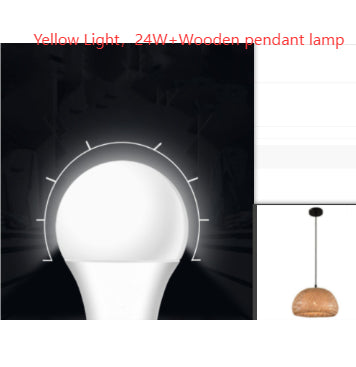 American Garden Bamboo Woven Chandelier Restaurant Southeast Asia Lamps