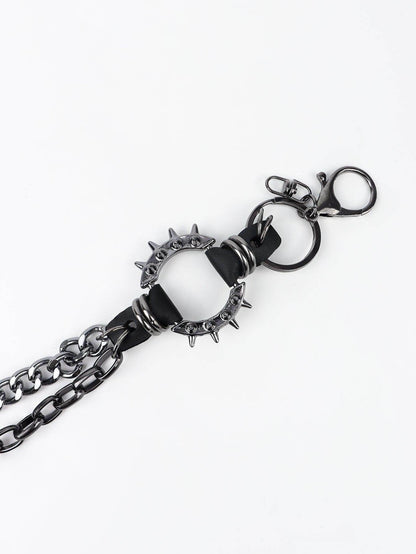 Punk Aluminium Chain Belt For Unique Fashion Statement