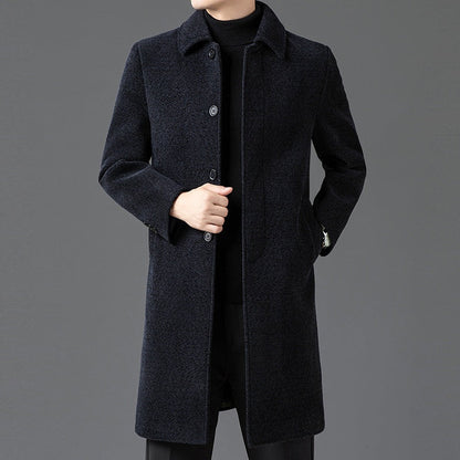 Temperament Lapel With Velvet Men&