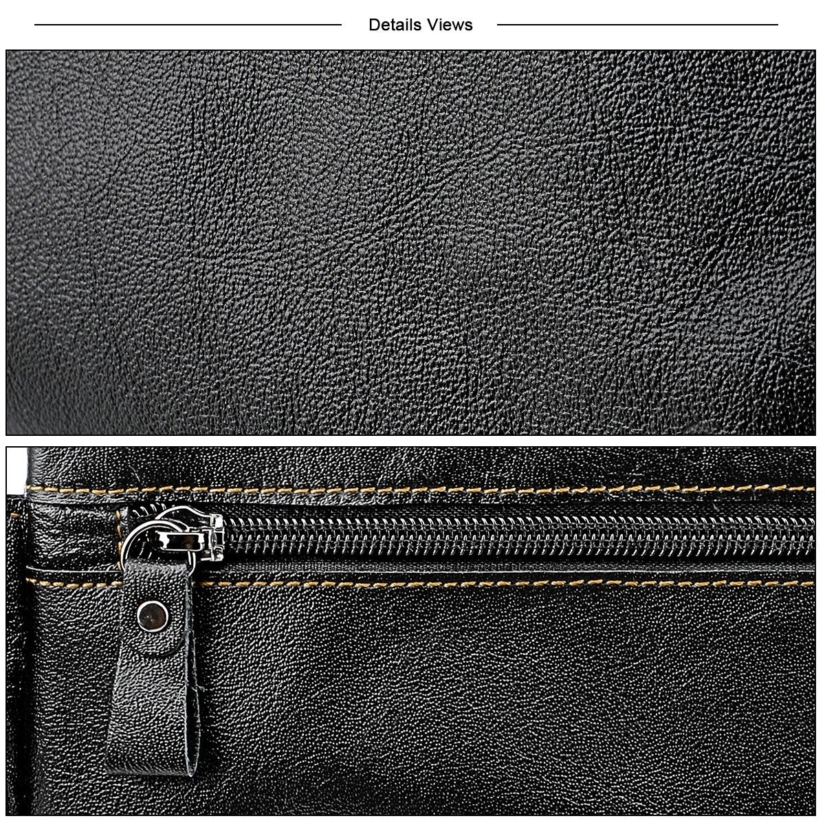 Multifunctional Genuine Leather Chest Bag &amp; Waist Bag for Men and Women – Fanny Pack for Travel, Sports, Running, and Holidays with Multiple Pockets