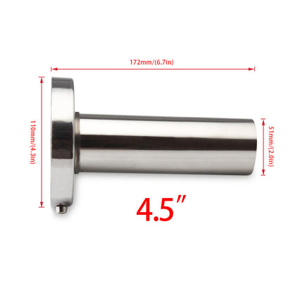 Car Universal Exhaust Pipe Silencer Adjustable 304 Stainless Steel