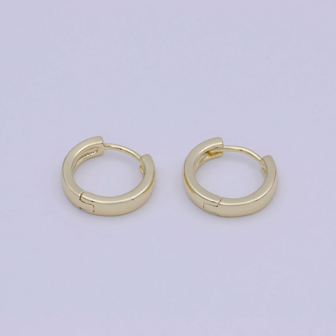 1 PAIR Gold Filled Huggie Hoop Earrings Minimalist Hoop Dainty Earrings Huggie Hoop for Everyday Wear T-305