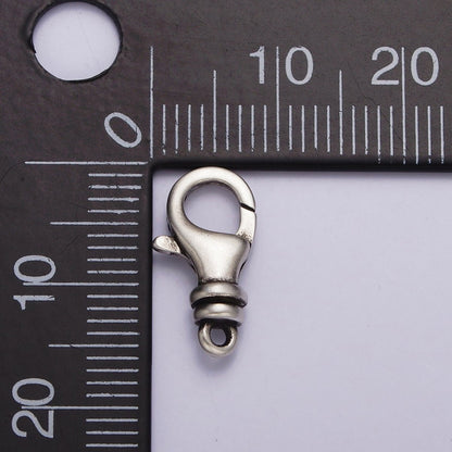 1 Pc 15.5x6.7 mm Sterling Silver Trigger Clasp Lobster Clasp for Jewelry Making SL-339