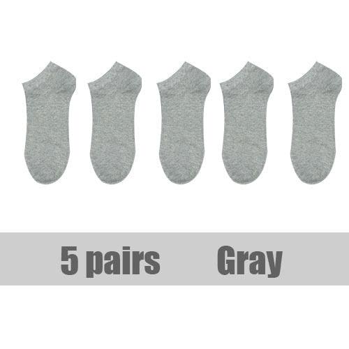 10 Pairs Breathable No Show Sports Socks Solid Color Boat Socks Comfortable Cotton Ankle Socks For Men And Women