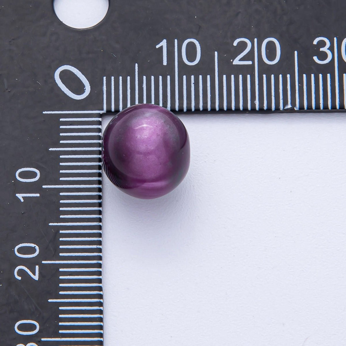 10 pcs 12mm Dark Teal, Yellow, Blue, Purple, Brown, Green Glitter Resin Round Bead | B569 - B583