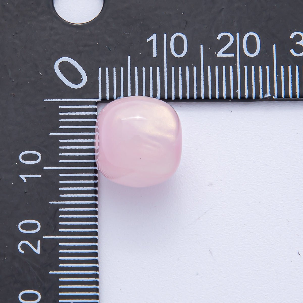 10 pcs 12mm Green, White, Black, Yellow, Purple, Blue, Red, Grey, Pink Glitter Round Resin Bead Set | B584 - B600