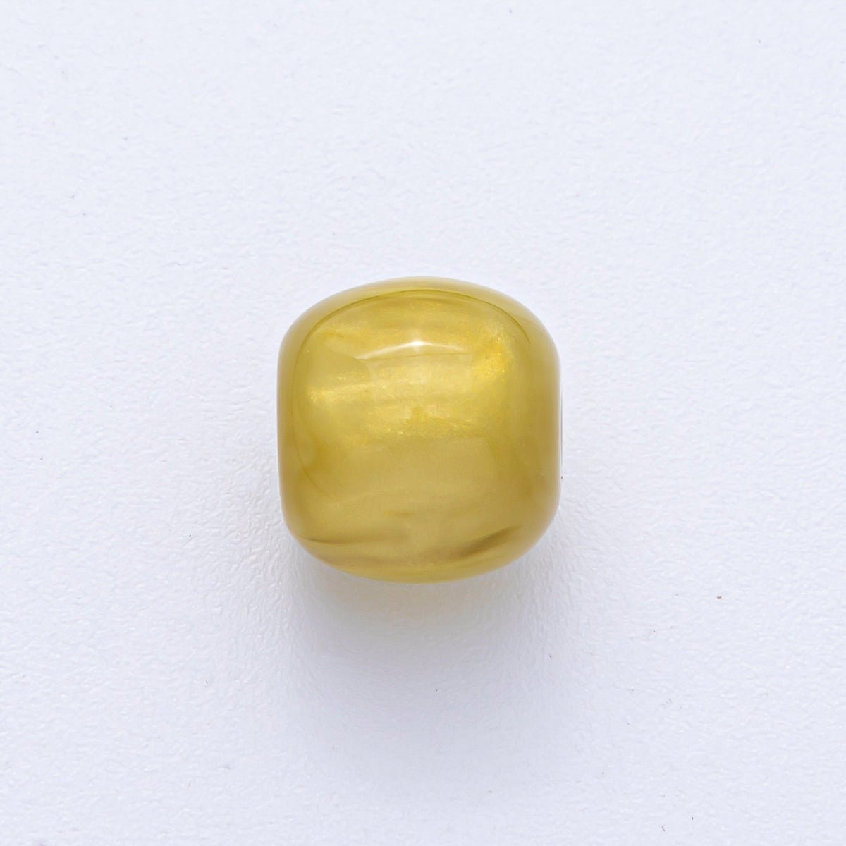 10 pcs 12mm Green, White, Black, Yellow, Purple, Blue, Red, Grey, Pink Glitter Round Resin Bead Set | B584 - B600