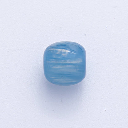 10 pcs 12mm Green, White, Black, Yellow, Purple, Blue, Red, Grey, Pink Glitter Round Resin Bead Set | B584 - B600