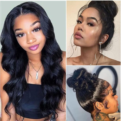 VIP Extensions Off Black Body Wave Human Hair Full Lace Wig