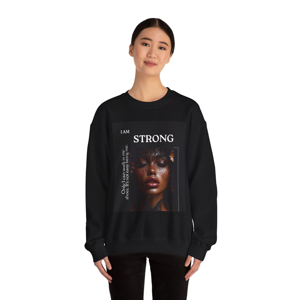 “I Am STRONG” Heavy Blend™ Crewneck